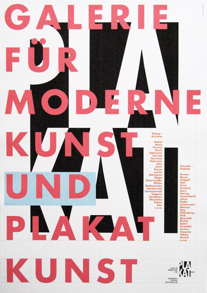 Gallery for Modern Art and Poster Art